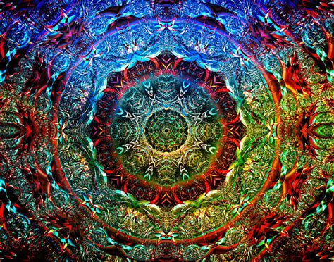 Fractal Mandala Extended Photograph By Lowell Monke Fine Art America