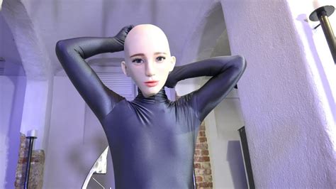 Dollrotic Transforming In A Zentai Doll Youtube