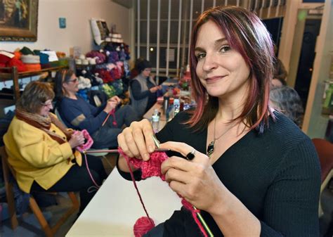Esperance Knitting Group Making Pussy Hats For Womens March