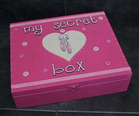 My Secret Box Wooden Storage Memory Box For Girls By Scratchycat 37