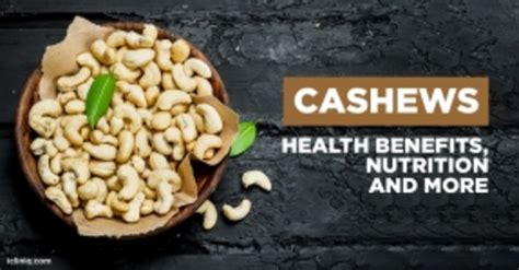 Health Articles In Cashews