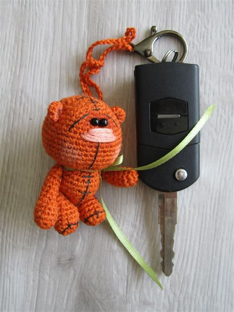 Little Handmade Funny Bear Сan Be Used As Keychain Tiny Etsy