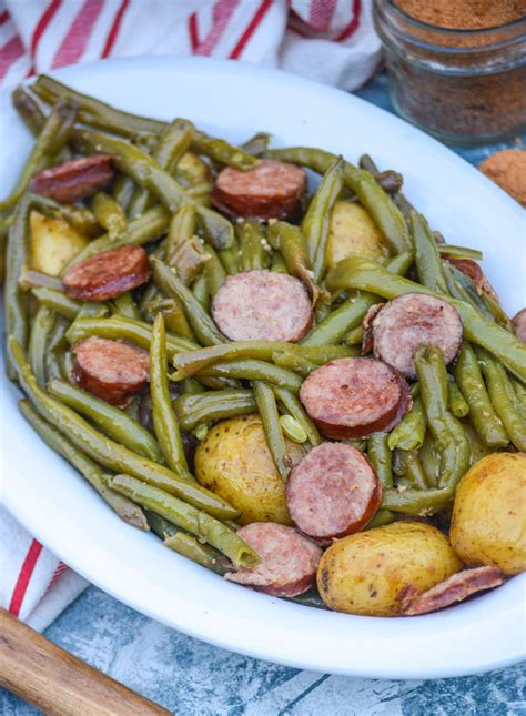 Instant Pot Smoked Sausage Potatoes And Green Beans 3 4