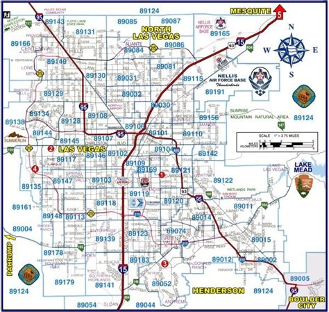 Las Vegas Zip Map Callie Veronike