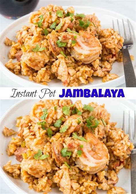 Instant Pot Jambalaya Make Jambalaya With Chicken Sausage And Shrimp