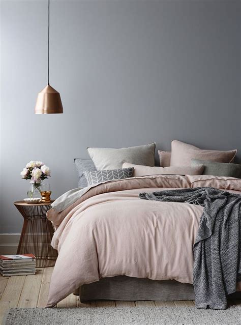 Grey And Dusty Pink Bedroom Ideas Bedrooms Ideas