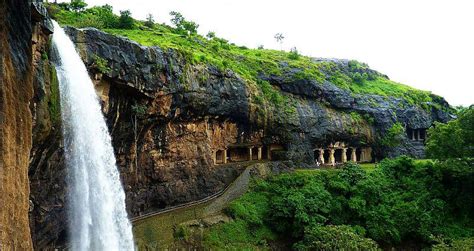 Ellora Caves Have One Of The Most Beautiful Waterfalls In