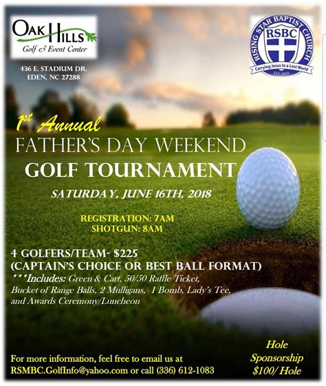 Fathers Day Weekend Golf Tournament
