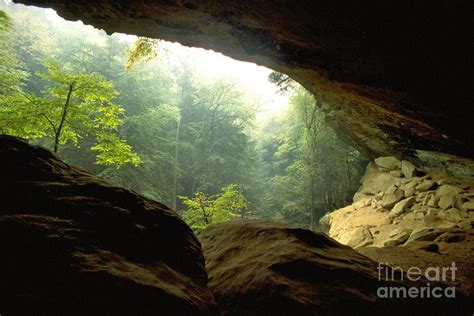 Cave Entrance In Ohio Photograph By Sven Brogren