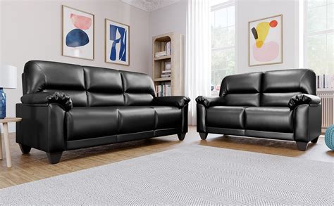 Shop for modern black leather sofa online at target. Kenton Small Black Leather Sofa 3+2 Seater Only £499.98 ...