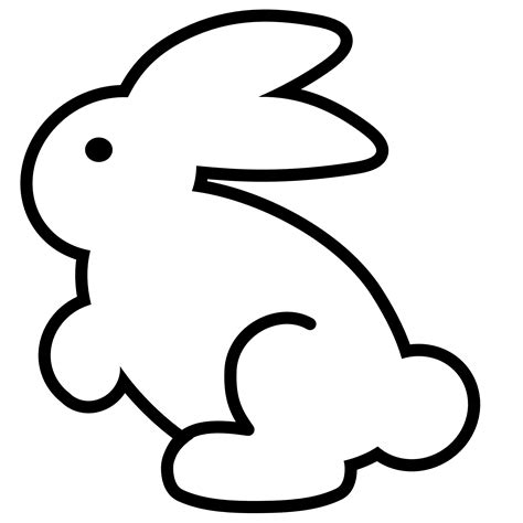 Bunny Clipart Black And White Clipart Panda Free Clipart Images