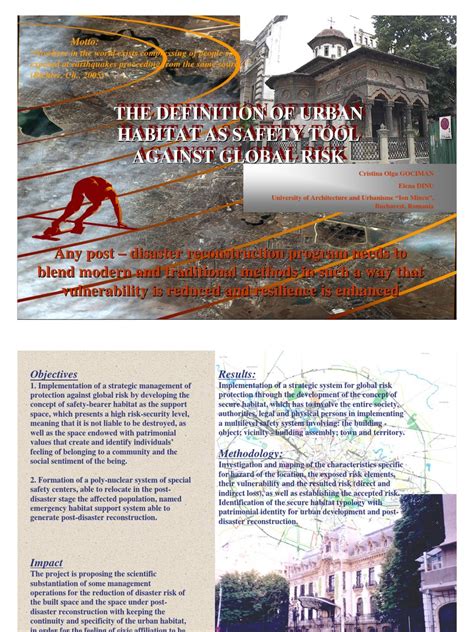 A natural disaster is a major adverse event resulting from natural processes of the earth; The Definition Of Urban Habitat As Safety Tool Against ...