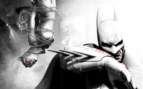 Download Batman Catwoman Video Game Batman Arkham City Hd Wallpaper