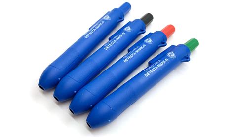 Retractable Metal Detectable Permanent Marker Blue Supply Company