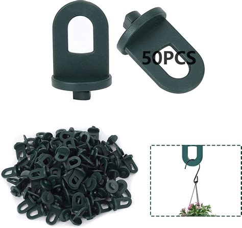 50pcs Green House Twist Clips Greenhouse Hooks For Hanging For