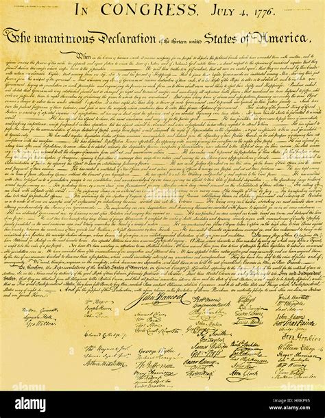 Declaration Of Independence 1776 Hi Res Stock Photography And Images