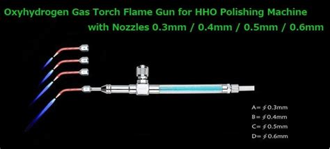 Hho Gas Torch Settorch Flame Gun With 4 Copper Nozzles Ebay