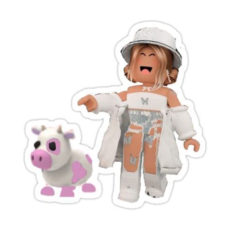 roblox adopt me sticker by katystore in 2021 girl stickers cute stickers roblox