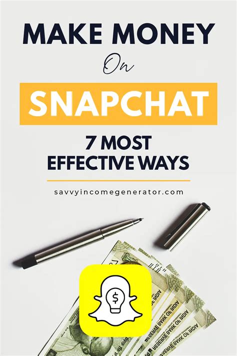 How To Make Money On Snapchat 8 Proven Monetization Strategies Savvy Income Generator