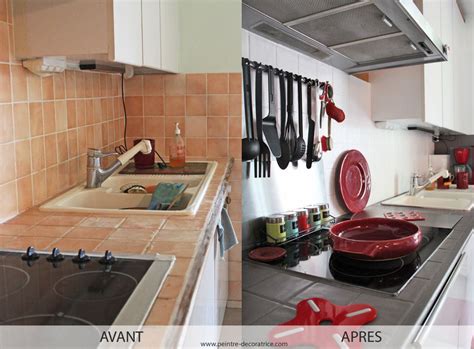 Le carrelage mural en cuisine se résume bien souvent en belgique à la. Comment repeindre le carrelage de la cuisine? | Repeindre carrelage, Repeindre meuble cuisine ...