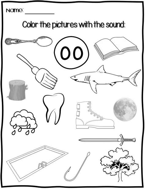 Oo Sound Worksheets Oo Digraph No Prep Digraph Oo Sound