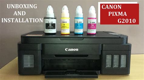 Canon Pixma G2010 Unboxing And Installation Best Inkjet Printer