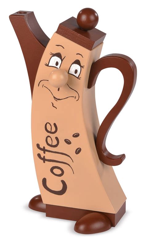 This png image was uploaded on january 7, 2017, 7:56 am by user: Moderne Räucherfigur Kaffeekanne - Erzgebirgskunst Drechsel