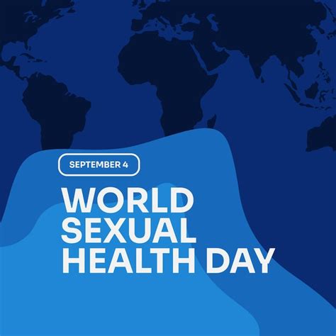 premium vector world sexual health day illustrator design template