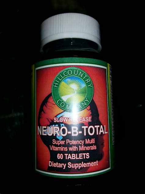 Neuro B Total Super Potency 60 Tablet Hill Country Co