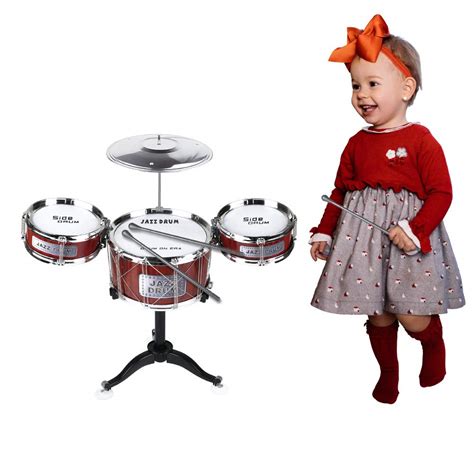 Buy Ahomash Jazz Drum Sets Toy Drum Set For Kids 1 6 Years Old Beats