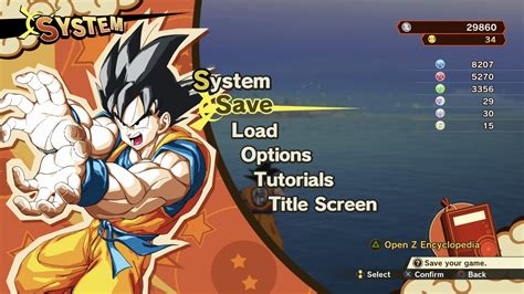 Beyond the epic battles, experience life in the dragon ball z world as you fight, fish, eat, and train with goku, gohan, vegeta and others. How To Save in Dragon Ball Z: Kakarot - Dragon Ball Z: Kakarot Wiki Guide - IGN