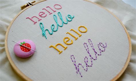 4 Surprisingly Easy Stitches For Perfect Embroidered Letters How To