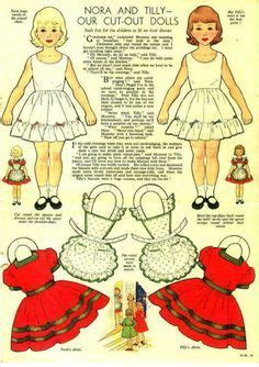 Nora And Tilly Paperdolls Google Search Vintage Paper Dolls Paper