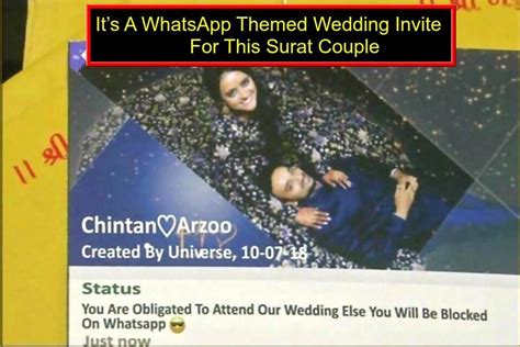 Dengan banyaknya kategori mengenai pp couple maka disini admin memutuskan untuk berbagi informasi. Viral: Surat Couple Comes up with WhatsApp Themed Wedding ...