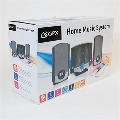 Gpx Hm3817dtbk Home Music System With Remote And Amfm Radio Black