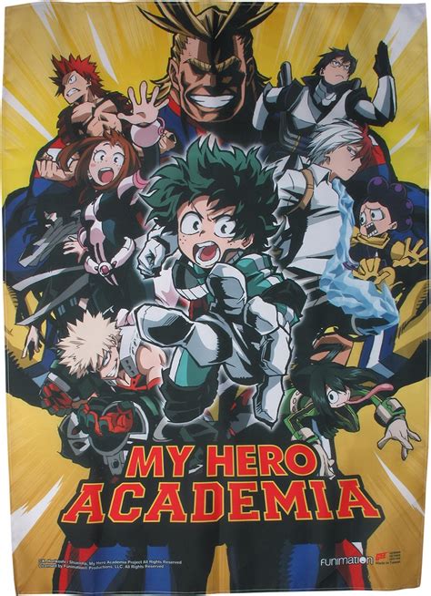 My Hero Academia Manga Cover Fabric Poster