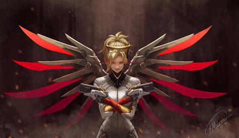 Angel Of Death (Mercy) Overwatch by gantzu on DeviantArt