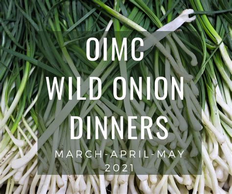 2021 Wild Onion Dinner List Oklahoma Indian Missionary Conference