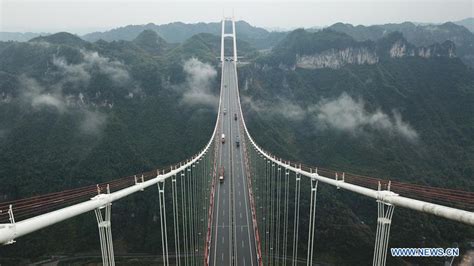 Aizhai Suspension Bridge In C China Cn
