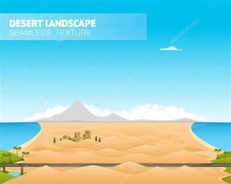 Desert Landscape Illustration Stock Illustration By ©alekksall 119157896