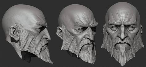 Pointy Beard By Mojette Zbrush Beard Sculpting Zbrush Character