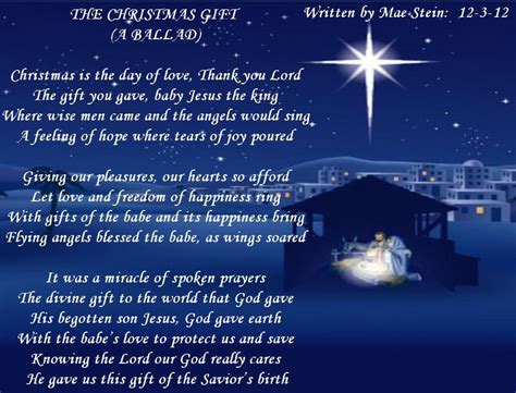 Give love on christmas day lyrics. THE CHRISTMAS GIFT - Spiritual Poetry