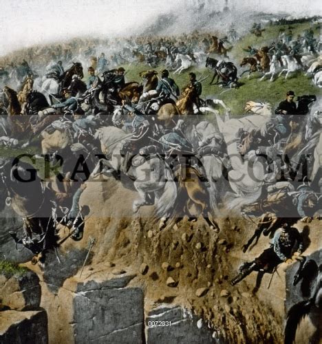 Image Of Franco Prussian War 1870 Cavalry Charge By The French Army