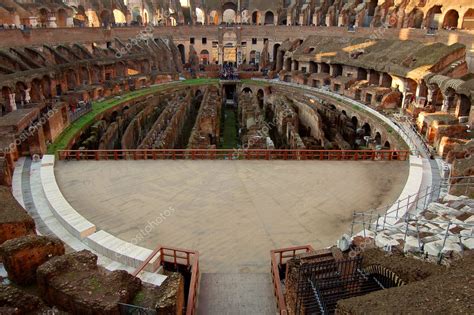 Arena Inside Colosseum Rome Italy Stock Editorial Photo