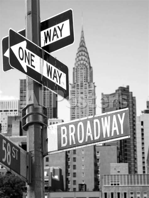 Maybe you would like to learn more about one of these? 'Broadway' Photographic Print | AllPosters.com | Black and ...