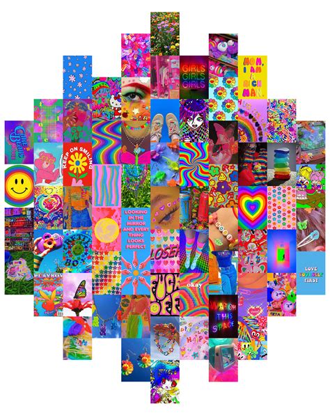 Indie Collage Kit Digital Download 81 Pcs Kidcore Aesthetic Etsy Ireland