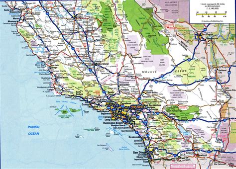 Detailed Map Of Southern California Printable Maps Images And Photos