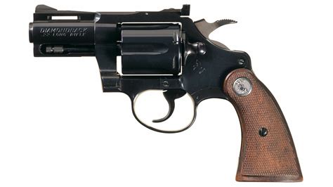Colt Diamondback Revolver In 22 Lr With 2 12 Inch Barrel Rock Island
