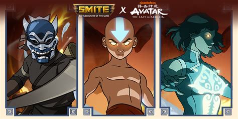 Nickalive Avatar The Last Airbender Skins To Return To Smite
