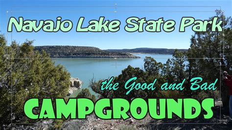 Navajo Lake State Park Campgrounds Review New Mexico State Park Youtube